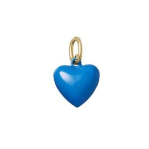 ROXANNE ASSOULIN The Mini Puffy Heart Charm in blue